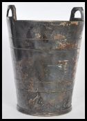 An early 20th Century silver plated plate ice champagne / wine bucket by Elkington having a