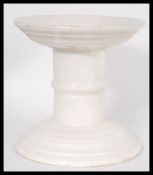 A vintage 20th Century butchers shop display ham stand, stamped Rushbrooke of Smithfields.