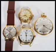 A collection of four vintage / retro watches to include MuDu, Rotary Automatic, Ducal and Bifora.