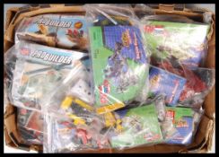 ASSORTED BAGGED GI JOE AND MEGABLOCK BUILDING SETS