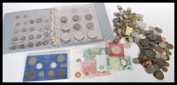 A collection of vintage pre decimal coins dating from the 18th Century including a Georgian