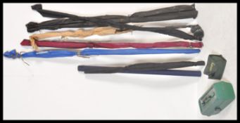 A good collection of fishing rods and tackle to include both fly rods and sea rods together with