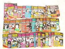 A good collection of vintage Record Collector magazines from the 1970's to 1980's featuring many