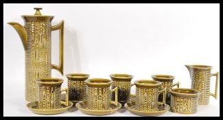 Susan Williams Ellis - Portmeirion - A vintage retro 20th Century coffee service in the Cypher