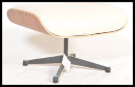 After Charles & Ray Eames - Plycraft - A contemporary lounge chair ottoman comprising of