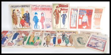 A quantity of Embroidery / Sewing related booklets dating from the 1920's to include Weldon's
