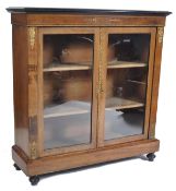 19TH CENTURY VICTORIAN WALNUT & ORMULU PIER CABINET
