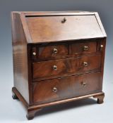 19TH CENTURY MAHOGANY APPRENTICE PIECE WRITING BUREAU DESK