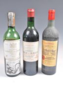 VIN DE BORDEAUX, 1970 CHATEAU LYNCH MEDOC, MARQUES DO RISCAL RIOJA