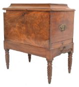 19TH CENTURY REGENCY FLAME MAHOGANY CELERETTE WINE COOLER
