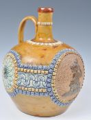 19TH CENTURY DOULTON LAMBETH STONEWARE EWER JUG AMPHORA