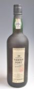 BOTTLE COCKBURNS 20 YEAR OLD TAWNY PORT SEALER 004226