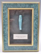 ANCIENT EGYPTIAN FAIENCE USHABTI CIRCA 1000 BC