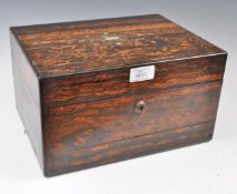 19TH CENTURY COROMANDEL TRAVELING CASE MAKER FISHER 188 STRAND