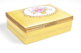 19TH CENTURY FRENCH SEVRES MANNER TRINKET BOX.