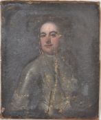 IN THE MANNER OF PETER LELY 17TH CENTURY OIL ON CANVAS DEPICTING A MILITARY OFFICER