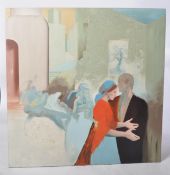 SHIRLEY BELLWOOD OIL ON CANVAS PAINTING