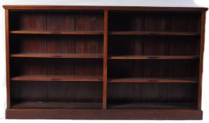 19TH CENTURY VICTORIAN LARGE MAHOGANY LAWYERS LIBRARY BOOKCASE