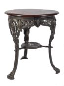 RARE BOAR WAR COMMEMORATIVE CAST IRON PUB TABLE