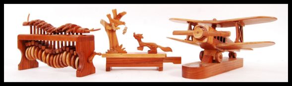 CHESTER WEDGEWOOD'S HANDMADE WOODEN CARVED TOYS