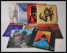 A collection of vinyl long play LP records to include The Rolling Stones You Got Me Rocking, The Who