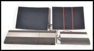 A Bang and Olufsen music hifi system, consisting of a Beocenter 2200 Record Deck and Cassette