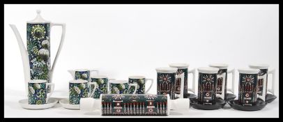 Susan William Ellis - Portmeirion - A vintage 1960's studio art coffee service in the Magic Garden