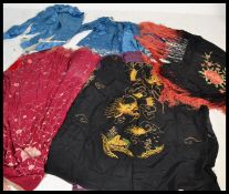 A good collection of vintage clothing dating from the early 20th Century comprising of Japanese made