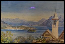 Marianne North ( 1830 - 1890 ) - A 19th Century watercolour painting on paper depicting a