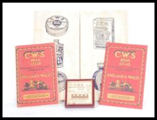 A selection of vintage advertising C.W.S. ephemera to include two C. W. S. Road Atlas Motorist's &