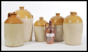 A good collection of large mostly Bristol related stoneware salt glazed advertising point of sale