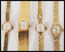 A collection of vintage 20th Century cocktail watches to include a Limit International having a bark