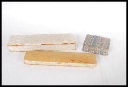 Three vintage Liberty of London jewellery boxes to