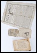A collection of 19th Century literature to include a Victorian Family Herbal book having hand