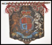 A 19th Century Victorian hand embroidered bead wor