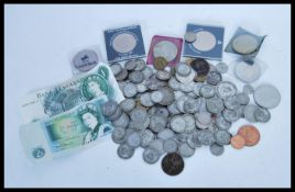 A good collection of pre-decimal coins dating from the 19th Century to include Victorian silver