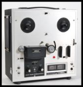 Akai Solid State 1720L reel-to-reel four track stereophonic tape recorder made in Japan, serial