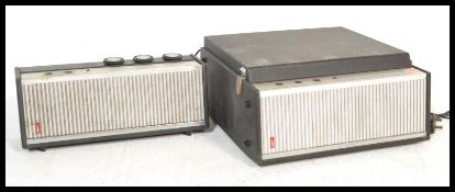 A vintage retro 20th Century Bush record player turntable deck model 947 79061 in vintl case