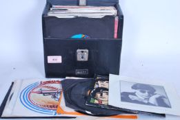 A large collection of vinyl 7