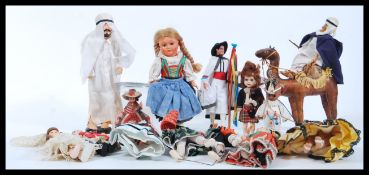 VINTAGE MID 20TH CENTURY WORLD COSTUME DOLLS