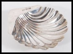 An early 20th Century Edwardian hallmarked silver bonbon dish by Atkin Brothers in the form of a
