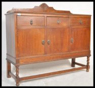 An early 20th Century oak sideboard / credenza hav