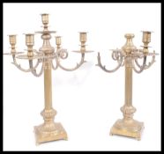 A 19th Century Victorian mahogany chest of drawers. The bank of two over three drawers having turned