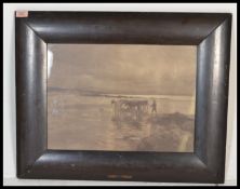 After William Henry Bartlett - For Island Pasturage - A framed and glazed antique print depicting
