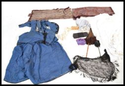 A collection of vintage and antique ladies  clothing dating from the late 19th Century to include