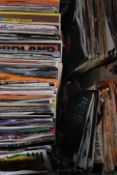 A large collection of vinyl 7