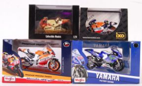 ASSORTED SCALE DIECAST MODEL SUPER BIKES