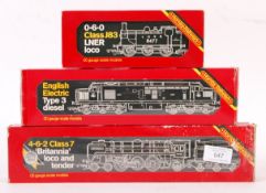 COLLECTION OF HORNBY 00 GAUGE RAILWAY TRAINSET LOCOMOTIVES