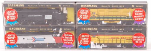 BACHMANN N GAUGE MODEL RAILWAY TRAINSET LOCOMOTIVES