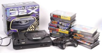 VINTAGE SEGA MEGA DRIVE GAMES CONSOLE WITH GAMES & ACCESSORIES